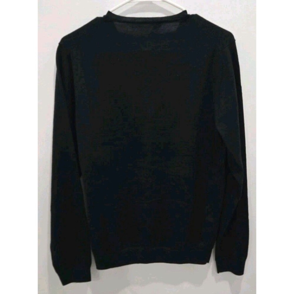 Tiffany & Co Wardrobe - V-neck Sweater - Mens Sz L - Navy - Wool Blend - Casual - Picture 2 of 7